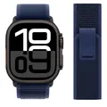 Bracelet nylon Trail Loop 38 à 49 mm pour Apple Watch – Couleur du bracelet NEW Blue-Black