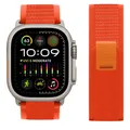 Bracelet nylon Trail Loop 38 à 49 mm pour Apple Watch – Couleur du bracelet orange