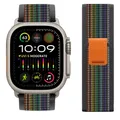 Bracelet nylon Trail Loop 38 à 49 mm pour Apple Watch – Couleur du bracelet pride black