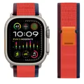 Bracelet nylon Trail Loop 38 à 49 mm pour Apple Watch – Couleur du bracelet red