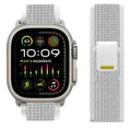 Bracelet nylon Trail Loop 38 à 49 mm pour Apple Watch – Couleur du bracelet Seashell