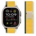 Bracelet nylon Trail Loop 38 à 49 mm pour Apple Watch – Couleur du bracelet yellow