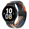 Bracelet nylon tressé 18 à 22 mm magnétique – Couleur du bracelet cowboy rainbow