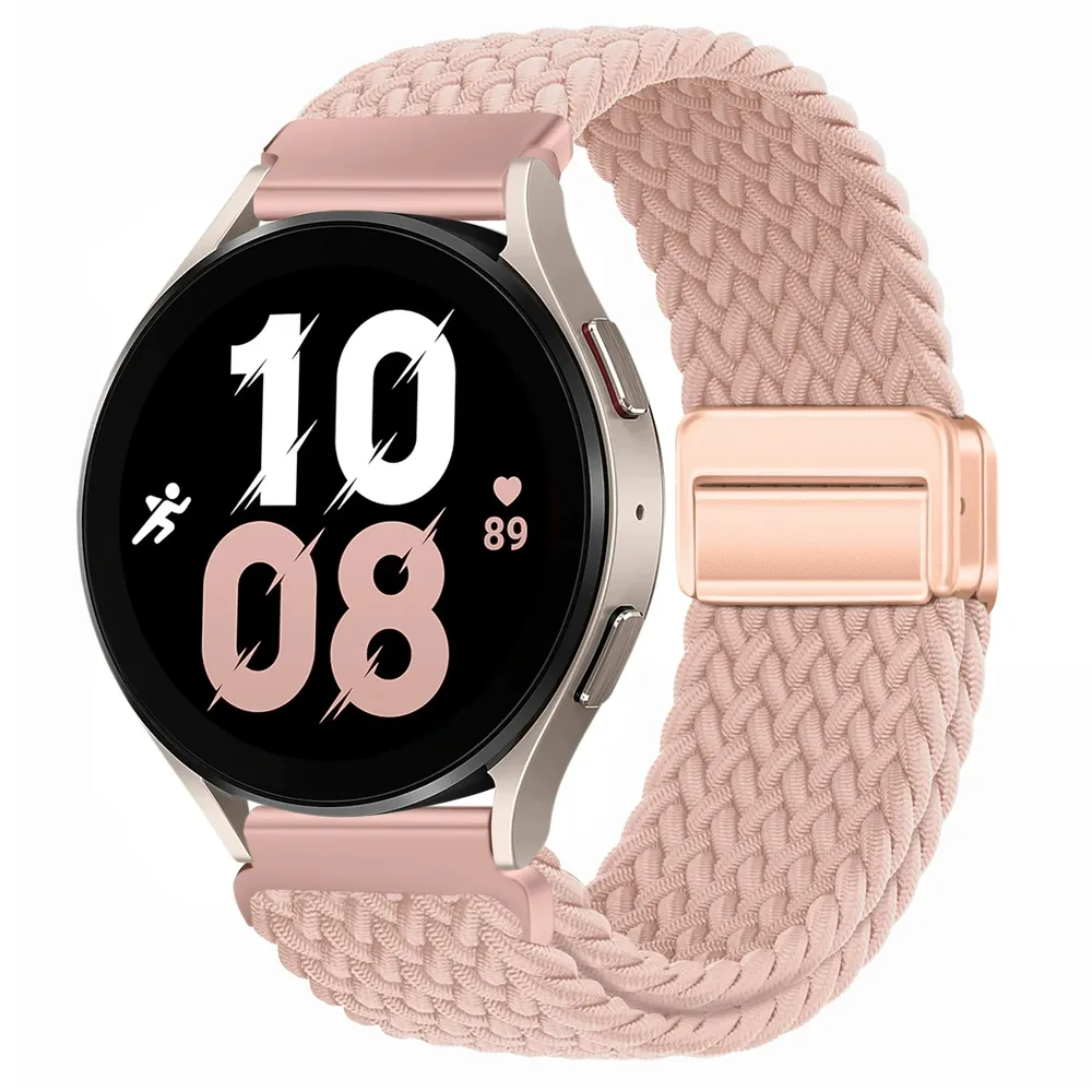 Bracelet nylon tressé 18 à 22 mm magnétique