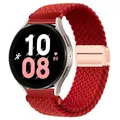 Bracelet nylon tressé 18 à 22 mm magnétique – Couleur du bracelet red