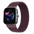 Bracelet nylon tressé 20 à 22 mm pour Amazfit – Couleur du bracelet dark cherry