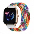Bracelet nylon tressé 20 à 22 mm pour Amazfit – Couleur du bracelet rainbow