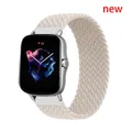 Bracelet nylon tressé 20 à 22 mm pour Amazfit – Couleur du bracelet starlight