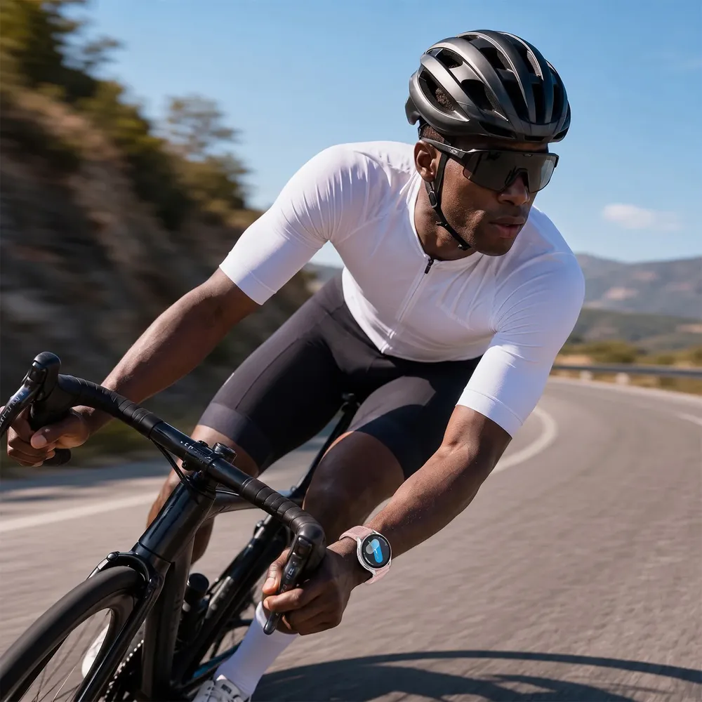 Bracelet nylon tressé 20 à 22 mm pour Garmin Forerunner