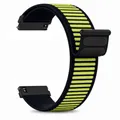 Bracelet nylon tressé 20 à 22 mm pour Garmin Forerunner – Band Color Fluorescence