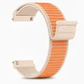 Bracelet nylon tressé 20 à 22 mm pour Garmin Forerunner – Band Color Starlight Orange