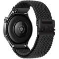 Bracelet nylon tressé 20 à 22 mm pour Huawei et Samsung – Couleur du bracelet noir