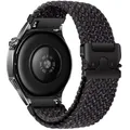 Bracelet nylon tressé 20 à 22 mm pour Huawei et Samsung – Couleur du bracelet Starlight black