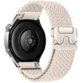 Bracelet nylon tressé 20 à 22 mm pour Huawei et Samsung – Couleur du bracelet Starlight