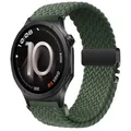 Bracelet nylon tressé 20 à 22 mm pour OPPO et OnePlus – Couleur du bracelet Army green
