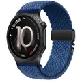 Bracelet nylon tressé 20 à 22 mm pour OPPO et OnePlus – Couleur du bracelet Blue