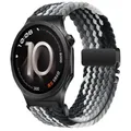 Bracelet nylon tressé 20 à 22 mm pour OPPO et OnePlus – Couleur du bracelet Dark chocolate