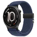 Bracelet nylon tressé 20 à 22 mm pour OPPO et OnePlus – Couleur du bracelet Deep blue