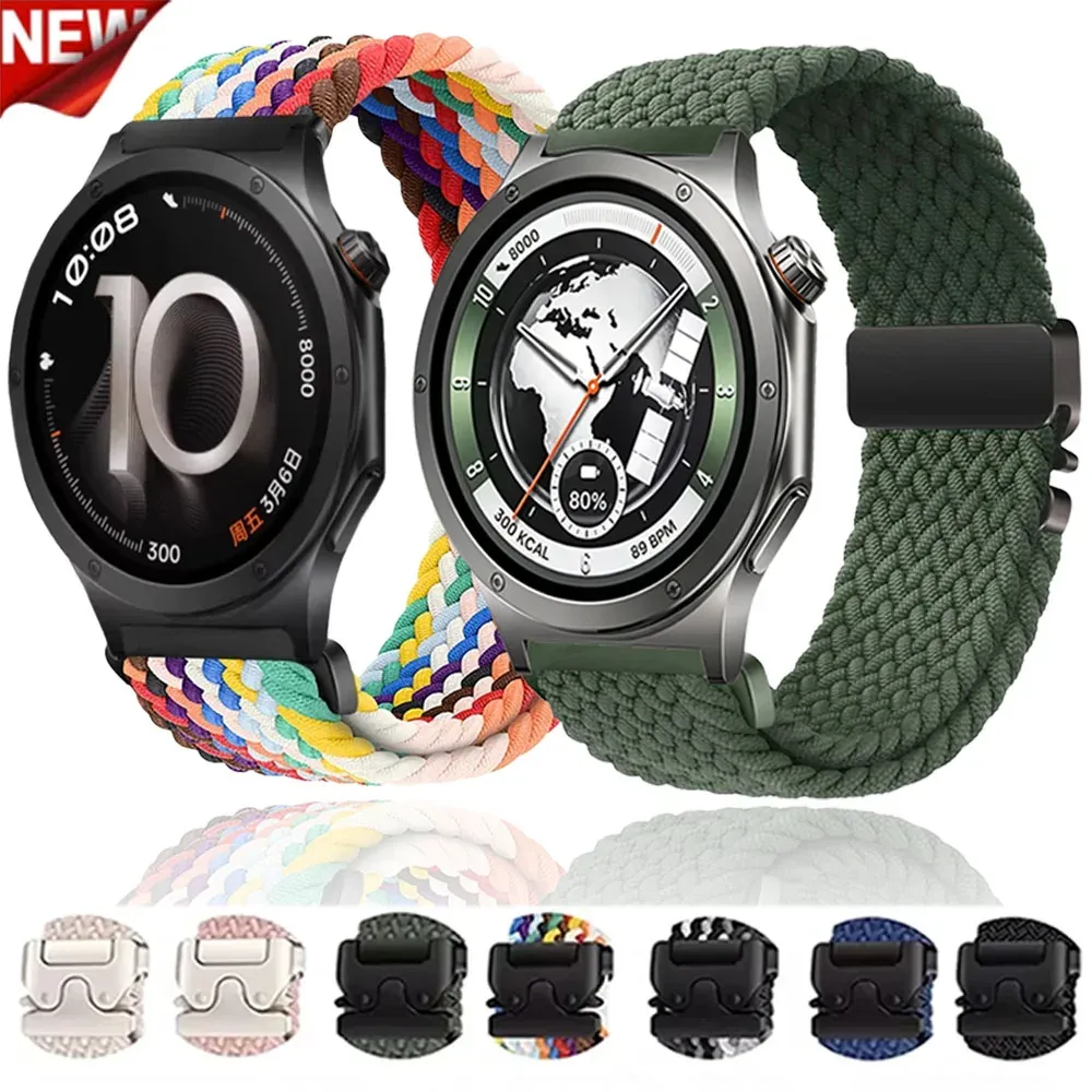 Bracelet nylon tressé 20 à 22 mm pour OPPO et OnePlus