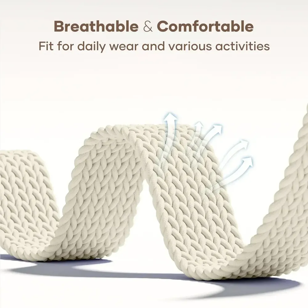 Bracelet nylon tressé 20 à 22 mm pour OPPO et OnePlus
