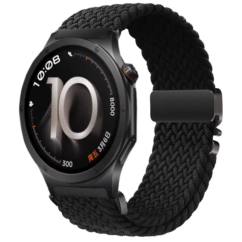 Bracelet nylon tressé 20 à 22 mm pour OPPO et OnePlus