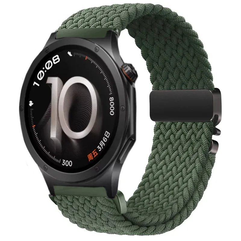 Bracelet nylon tressé 20 à 22 mm pour OPPO et OnePlus