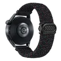 Bracelet nylon tressé 20 à 22 mm pour Samsung – Couleur du bracelet Black Unity