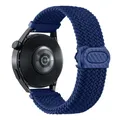 Bracelet nylon tressé 20 à 22 mm pour Samsung – Couleur du bracelet Blue