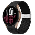 Bracelet nylon tressé 20 à 22 mm pour Samsung et Huawei – Couleur du bracelet black