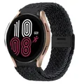 Bracelet nylon tressé 20 à 22 mm pour Samsung et Huawei – Couleur du bracelet Black graphite-B