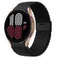 Bracelet nylon tressé 20 à 22 mm pour Samsung et Huawei – Couleur du bracelet black-B