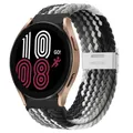 Bracelet nylon tressé 20 à 22 mm pour Samsung et Huawei – Couleur du bracelet Black cleverly