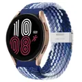 Bracelet nylon tressé 20 à 22 mm pour Samsung et Huawei – Couleur du bracelet Blueberry