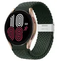 Bracelet nylon tressé 20 à 22 mm pour Samsung et Huawei – Couleur du bracelet Cedar green