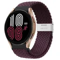 Bracelet nylon tressé 20 à 22 mm pour Samsung et Huawei – Couleur du bracelet cherry
