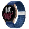 Bracelet nylon tressé 20 à 22 mm pour Samsung et Huawei – Couleur du bracelet Cold Sea Blue