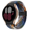 Bracelet nylon tressé 20 à 22 mm pour Samsung et Huawei – Couleur du bracelet Cowboy Colorful-B