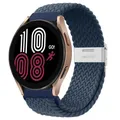 Bracelet nylon tressé 20 à 22 mm pour Samsung et Huawei – Couleur du bracelet Deep Blue