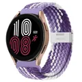 Bracelet nylon tressé 20 à 22 mm pour Samsung et Huawei – Couleur du bracelet Grape Purple