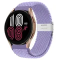 Bracelet nylon tressé 20 à 22 mm pour Samsung et Huawei – Couleur du bracelet lavender