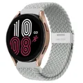 Bracelet nylon tressé 20 à 22 mm pour Samsung et Huawei – Couleur du bracelet Pearl White