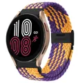 Bracelet nylon tressé 20 à 22 mm pour Samsung et Huawei – Couleur du bracelet purple gold-W-B
