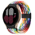 Bracelet nylon tressé 20 à 22 mm pour Samsung et Huawei – Couleur du bracelet Rainbow-B