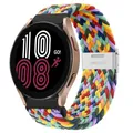 Bracelet nylon tressé 20 à 22 mm pour Samsung et Huawei – Couleur du bracelet rainbow-W
