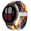 Bracelet nylon tressé 20 à 22 mm pour Samsung et Huawei – Couleur du bracelet Seven Colors