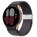 Bracelet nylon tressé 20 à 22 mm pour Samsung et Huawei – Couleur du bracelet space gray