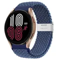 Bracelet nylon tressé 20 à 22 mm pour Samsung et Huawei – Couleur du bracelet Starlight blue