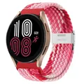 Bracelet nylon tressé 20 à 22 mm pour Samsung et Huawei – Couleur du bracelet Strawberry