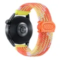 Bracelet nylon tressé 20 à 22 mm pour Samsung – Couleur du bracelet Fragrant Orange