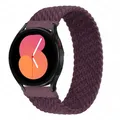 Bracelet nylon tressé 20 à 22 mm pour Samsung Galaxy Watch – Couleur du bracelet cherry